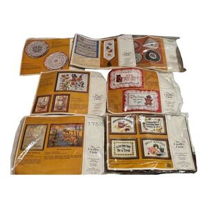 Creative Circle Cross Stitch Kits Lot 6 Designs Nature Bears Prayer 0308, 1752